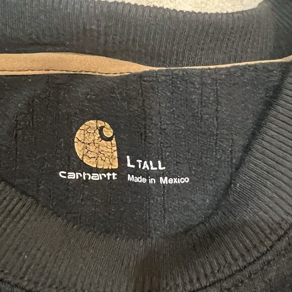 Carhartt  Force Thermal Sweater Men's:  Large-Tall  Black - Picture 6 of 8